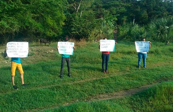 Por hambruna familias de Tanlajás exigen alimentos al gobierno