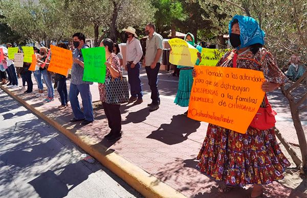 Antorchistas reclaman programa alimentario para los más pobres