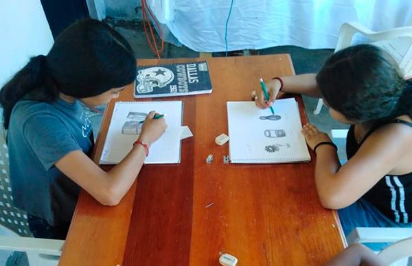 Jóvenes y niños del seccional Norte finalizan taller virtual de dibujo artístico 