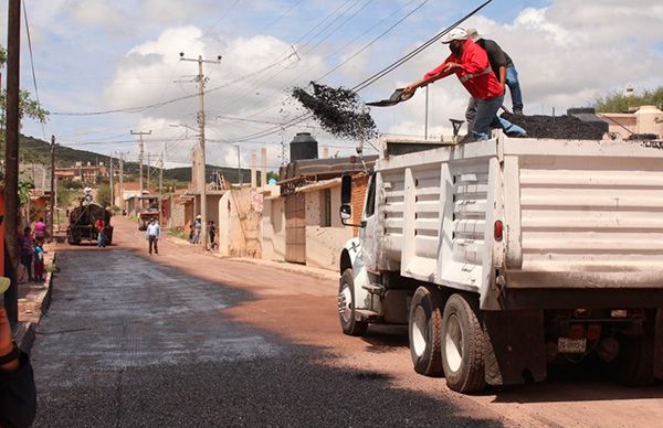 Inicia Trancoso programa de pavimentación 