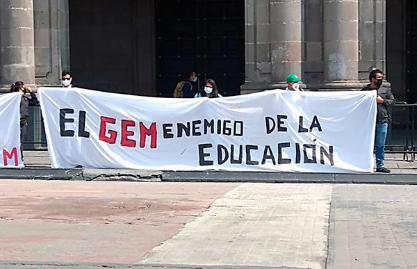 Del Mazo reprime a docentes antorchistas