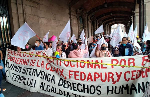 Claudia Sheinbaum provoca protestas en el Zócalo