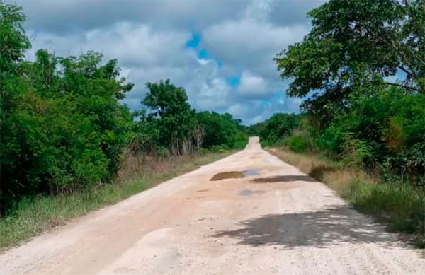 Urge reparar el camino Hopelchén-Katab