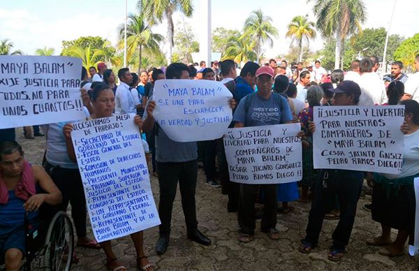 Conflicto Maya Balam, en manos del Gobernador