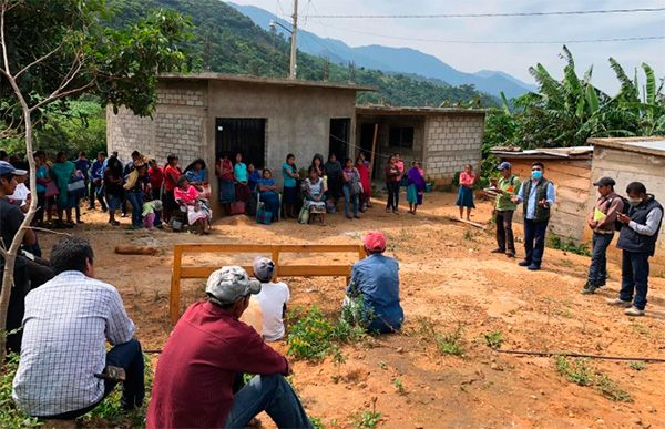 Sierra Sur de Oaxaca recibe programa para mejorar vivienda