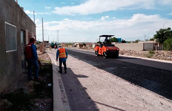 Reanudan obra pública en Zaragoza Sur