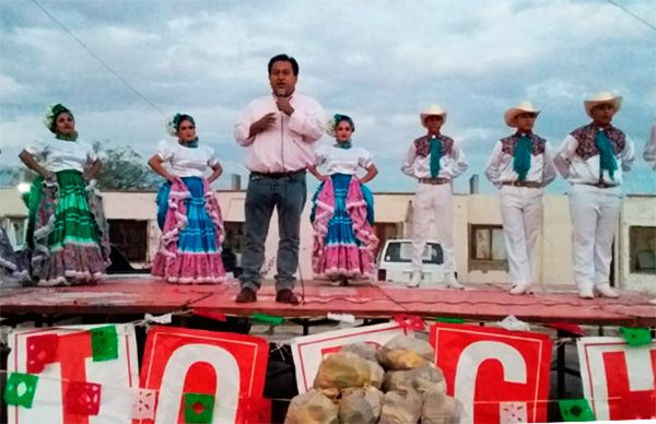 Festejan fiestas patrias en Francisco I.Madero con cultura