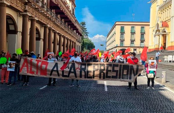 Jaliscienses exigen a Cuitláhuac García presentación inmediata de veracruznos secuestrados 