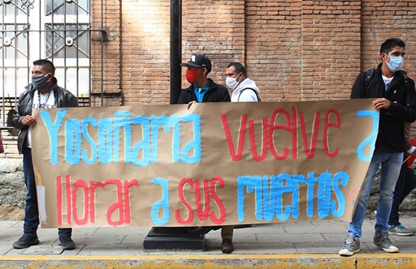 Yosoñama clama justicia y seguridad; Gobierno de Oaxaca ni se inmuta