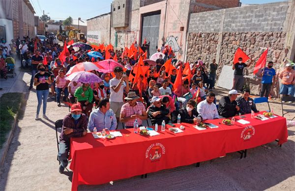 Antorcha logra arranque de pavimentación en la colonia Las Piedras