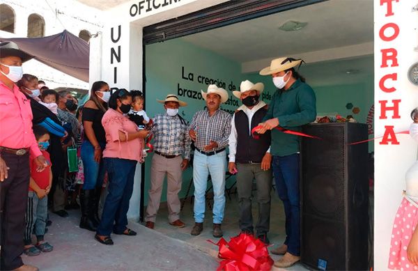 Inaugura Antorcha oficina de gestión en Zumpahuacán