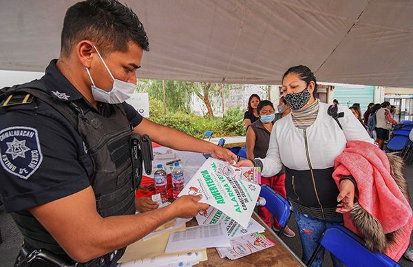 Policía municipal instala Alarma Vecinal en Canasteros