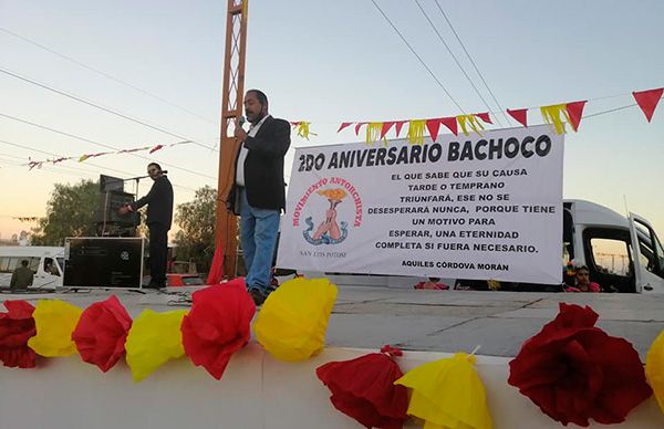 Habitantes de Bachoco celebran aniversario