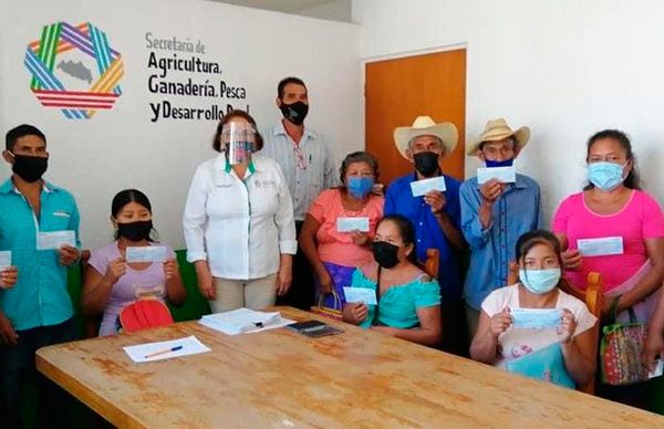 Reciben campesinos de Acapulco Seguro Agrícola Catastrófico 2019