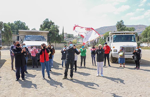 Lucha organizada de chimalhuacanos logra primeros apoyos para vivienda 