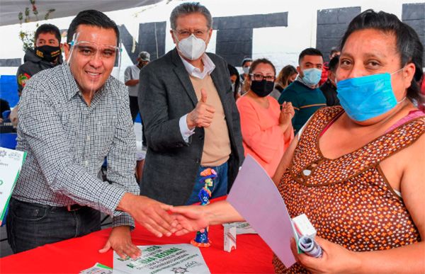 Gobierno de Chimalhuacán instala Alarmas Vecinales en San Miguel Acuitlapilco