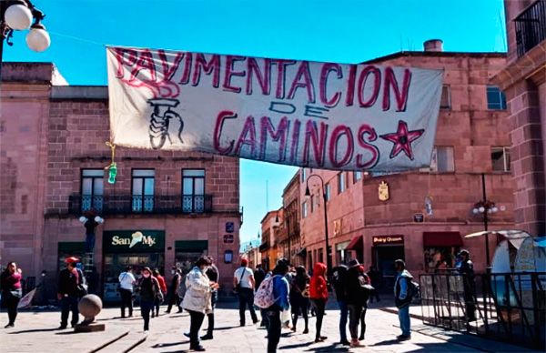 Tamazunchale sigue en pie de lucha por apoyo a campesinos