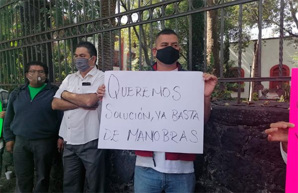 Exigen antorchistas a alcalde de Coyoacán cumpla compromisos de campaña