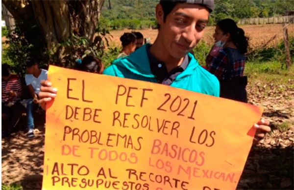 Protesta en Jalisco contra recorte al PEF 2021, acusan atraco de Morena