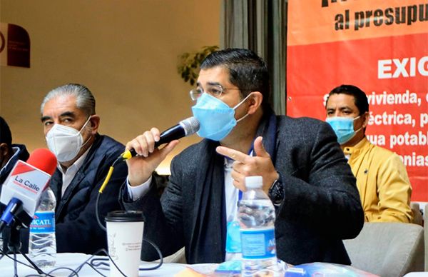 Antorcha del Edomex se pronuncia en contra del recorte al presupuesto de Egresos de la Federación 2021