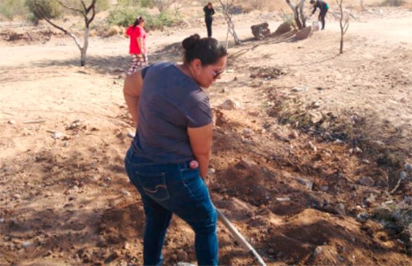 Jornada de limpieza en la colonia Manuel Serrano, de Hermosillo