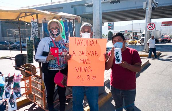 Organiza Antorcha colecta de apoyo a víctimas de covid-19