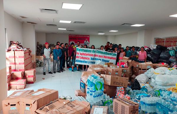 Antorcha Estado de México se solidariza con Tabasco