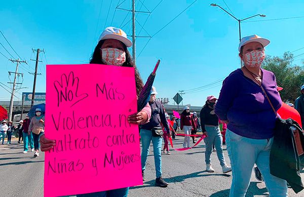 Mujeres de La Paz reprochan indiferencia de Olga Medina ante lucha feminista