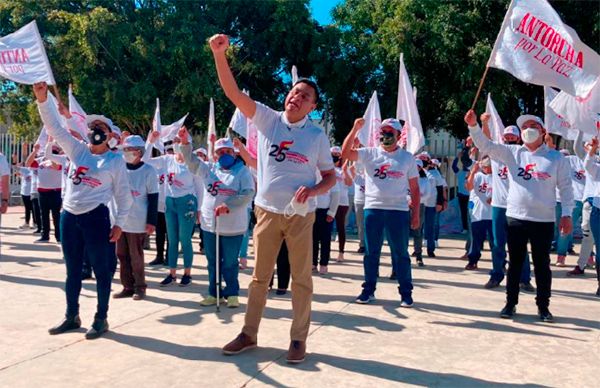 Antorcha celebrará 25 años de trabajo y gestión por La Paz