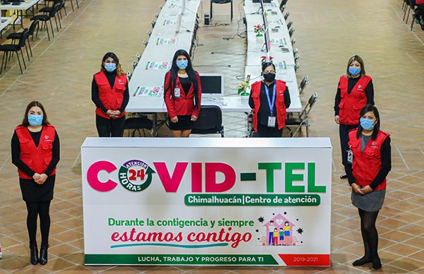 Inicia operaciones centro Covid-Tel