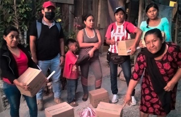 Lleva Antorcha despensas a familias de humildes de Chilpancingo