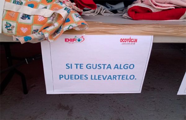 Coloca DIF Ocoyucan bazar en sus instalaciones