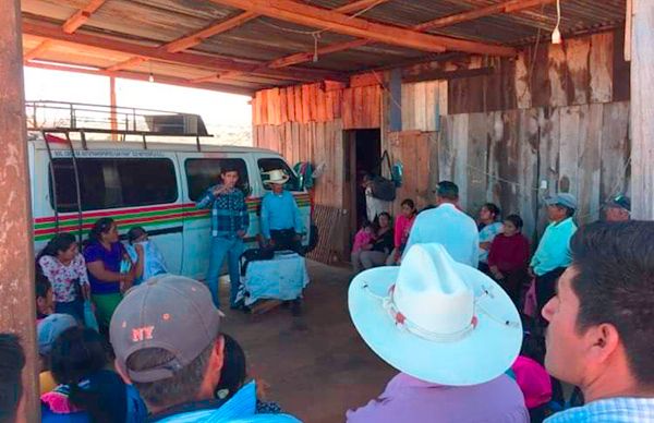 Refrendan habitantes de Teopisca trabajo con Antorcha