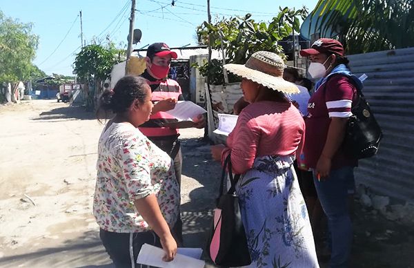 Supervisa ayuntamiento de Carmen a familias que solicitan apoyo de vivienda