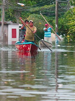 Inundación, pandemia y pobreza, el pan nuestro de cada día en Tabasco