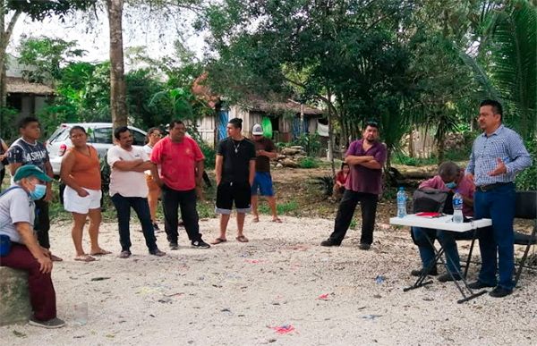 Rehabilita gobierno de Tulum vialidad de colonia antorchista