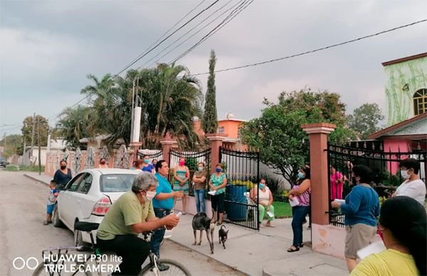 Suma Antorcha a sus filas a familias de Mante