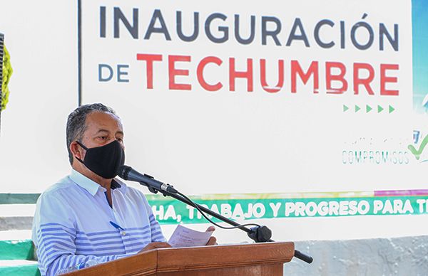 Concluyen techumbres en escuelas de Tepalcates y Xochitenco Parte Alta