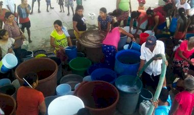 Envía CAPAMA agua en pipas a Apalani