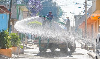 Realizan en Chimalhuacán jornadas de desinfección