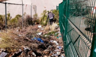 Limpian áreas verdes y calles de Nogales por gestión de Antorcha