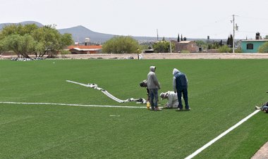 A punto de concluir remodelación de obra en la Cabecera municipal de Villa de Ramos