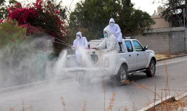 Continúan fumigando comunidades de Tepexi