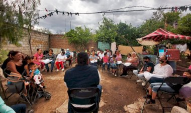 Candidato antorchista revisa estructura del partido 