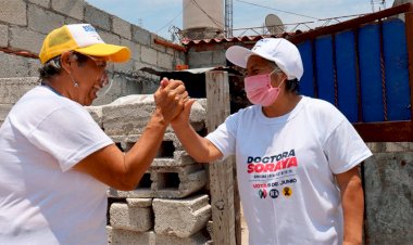 Respaldan a Soraya en colonias populares