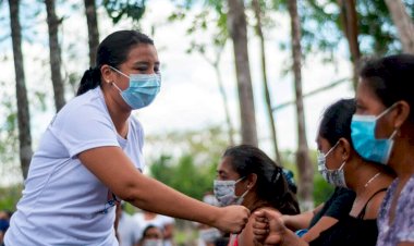 Pese a la campaña de desprestigio, la candidata Paoly Perera Maldonado, la mejor posicionada para ganar en Felipe Carrillo Puerto, lideresa antorchista