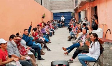 Continúan antorchistas gestión en Asientos tras periodo electoral