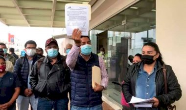 Antorchistas de Jilotepec, entregan pliego petitorio a la CFE