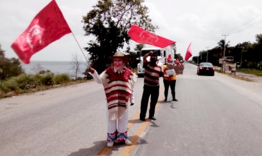 Estudiantes y maestros del Albergue estudiantil de Campeche colectan para seguir estudiando