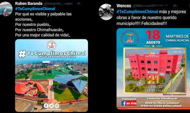 TENDENCIA #TeCumplimosChimal resuena en redes sociales 